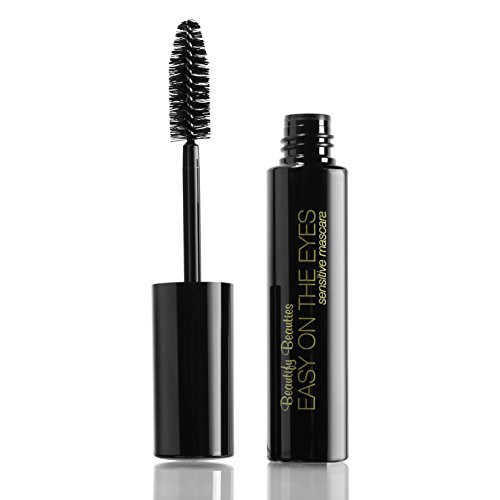 EASY ON THE EYES Sensitive Eye Mascara By Beautify Beauties - Hypoallergenic Mascara For Contact Lens Wearers – Non-irritating, Fragrance-free Mascara For Natural Looking Lashes- 0.35 oz