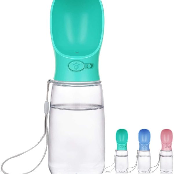 Yicostar Dog Water Bottle, 12OZ-19OZ Portable Pet Water Bottle for Walking Leak Proof Puppy Dog Water Dispenser for Outdoor, Travel, Hiking