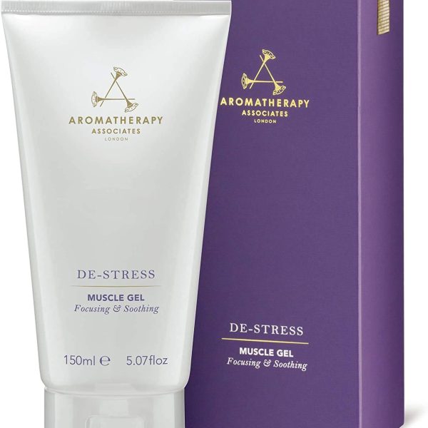 Aromatherapy Associates De-Stress Muscle Gel. Effective Gel to Soothe and Heal The Body. Blended with Rosemary, Ginger and Black Pepper Essential Oils (5.07 oz) 