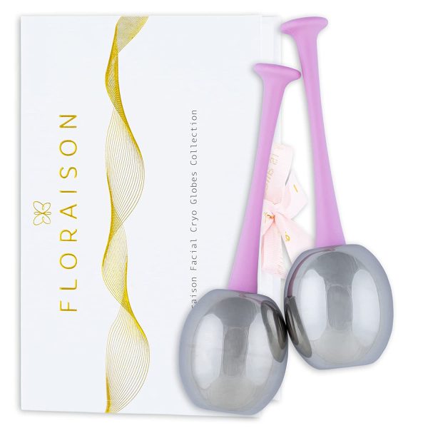 Facial Globes Frozen Cryo Roller for Cold Facial Massage Skincare Cooling Face Massager Reduce Puffiness, Pores